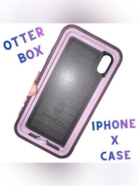 OtterBox Defender Pro iPhone X Case - Purple‎ Lavender - Pristine Condition